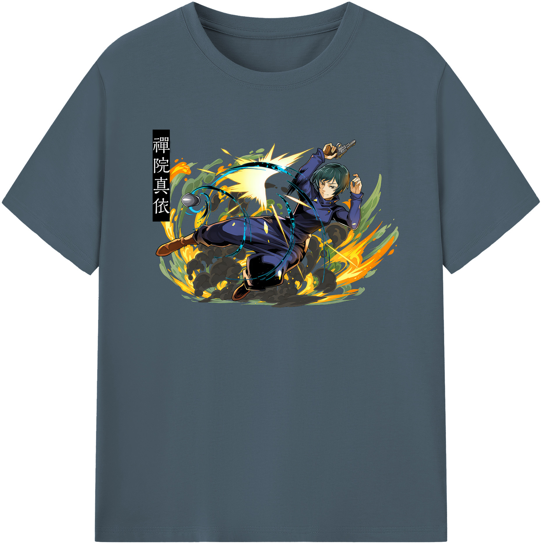 （画像用） 呪術廻戦 Jujutsu Kaisen 綿100％半袖Tシャツ（フロントプリント）